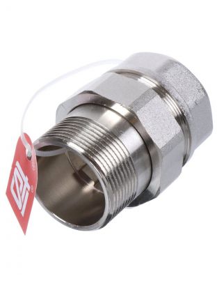 Американка 1" 1/2, г-ш, никель, прямая, STI