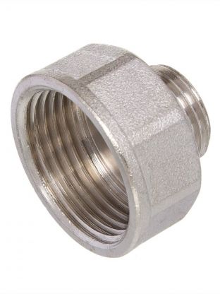 Переходник 1/2"х1" 1/4, ш-г, никель, STI