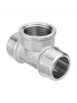 Тройник 3/4", ш-г-ш, латунь, AquaLink