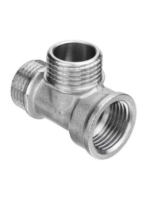 Тройник 1", г-ш-ш, латунь, AquaLink