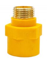 Переходник 3/4", г-ш, латунь, диэлектрический, ELKA