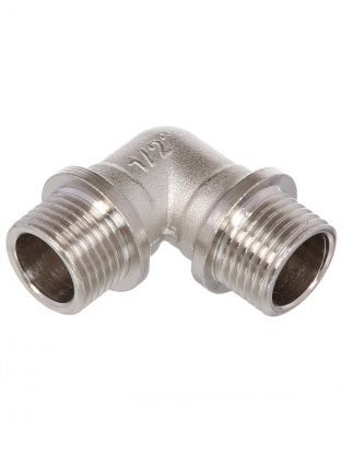 Уголок 3/4", ш-ш, никель, РосТурПласт