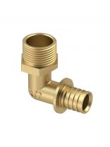 Уголок диаметр 16х3/4", наружная резьба, латунь, РосТурПласт