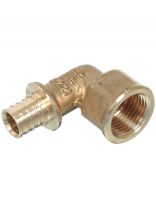 Уголок диаметр 16х1/2'', внутренняя резьба, латунь, Stout