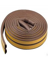 Уплотнитель E, самоклеящаяся основа, 9х4 мм, 6 м, коричневый, Remontix, REMEВ00006