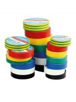 Изолента ПВХ, 15 мм, мультиколор, 10 м, 5 шт, Smartbuy, SBE-IT-15-10-mix