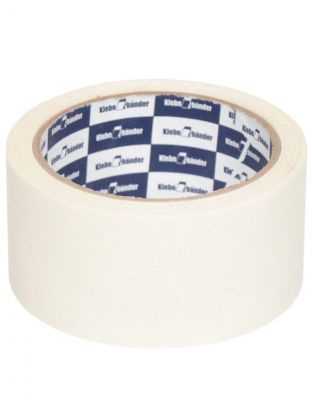Лента малярная 50 мм, основа бумажная, 24 м, Klebebander, Kraft Premium, крепированная