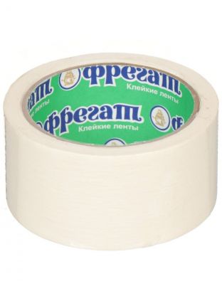 Лента малярная 48 мм, основа бумажная, 20 м, Фрегат, крепированная, КР4820С