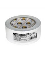 Клейкая лента алюминиевая 48 мм, основа фольга, 40 м, Aviora, DSAF 20 мкм, 302-160