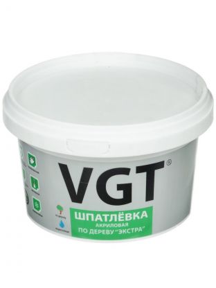 Шпатлевка VGT, Экстра, акриловая, по дереву, бук, 1 кг