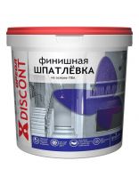 Шпатлевка Ореол, Дисконт, ПВА, финишная, для внутренних работ, белая, 1.3 кг