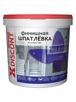 Шпатлевка Ореол, Дисконт, ПВА, финишная, для внутренних работ, белая, 7 кг