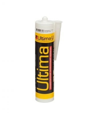 Герметик силиконовый, универсальный, Ultima, H0802, 280 мл, бесцветный