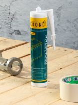 Герметик силиконовый, для аквариумов, Kronbuild, SAB30, 280 мл, черный