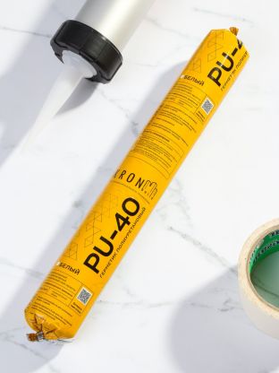 Герметик полиуретановый, Kronbuild, PSW78, 600 мл, PU-40, белый