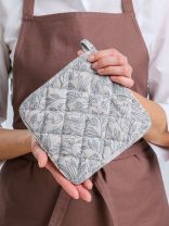 Прихватка 18х18 см, 100% хлопок, Silvano, Флер