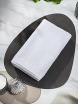 Полотенце банное 70х140 см, 100% хлопок, 350 г/м2, белое, Узбекистан