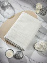 Полотенце банное 70х140 см, 100% хлопок, 450 г/м2, Эден, Silvano, белое, Узбекистан