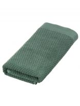 Полотенце банное 50х90 см, 100% хлопок, 500 г/м2, Рис, Silvano, зеленое, Узбекистан