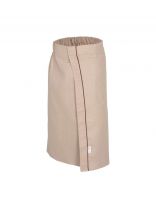 Накидка для бани 78х145 см, хлопок, вафельный, Банные штучки, бежевая, Россия, 33389