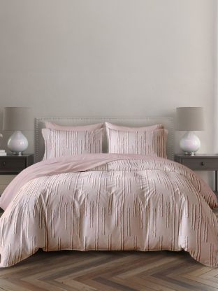 Постельное белье евро, простыня 200х216 см, 2 наволочки 50х70 см, пододеяльник 200х215 см, ART for Home, полисатин, Стриж жаккард, Штрих 14-3803