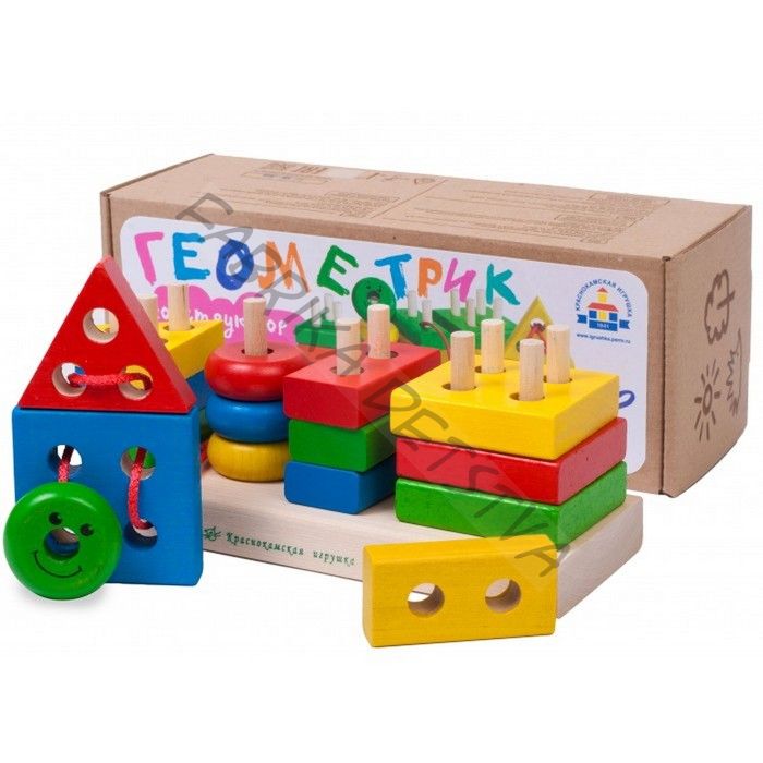 Конструктор «Геометрик», толщина элемента — 1.5 см