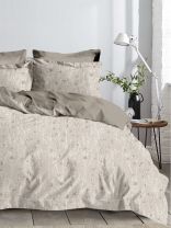 Постельное белье евро, простыня 215х240 см, 2 наволочки 70х70 см, пододеяльник 200х215 см, Майская ночь, микросатин, Нежность, SJT2503-6