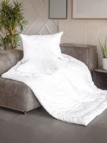 Одеяло 2-спальное, 172х205 см, Лебяжий искусственный пух, 300 г/м2, зимнее, чехол 100% хлопок, кант, Verossa