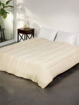 Одеяло евро, 200х220 см, Овечья шерсть, 250 г/м2, всесезонное, чехол 100% полиэстер, кант, Майская ночь