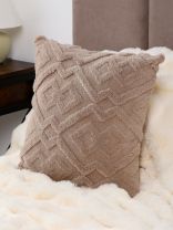 Наволочка декоративная Геометрия, 100% полиэстер, 45 х 45 см, светло-серая, A130037