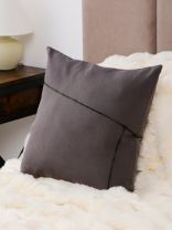 Наволочка декоративная Линии, 100% полиэстер, 45 х 45 см, серая, A130036