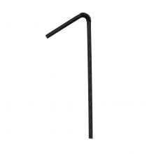 Трубочки для коктейля черные гофрированные 250шт/уп 5х240мм