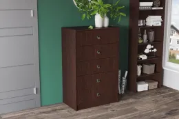 Комод Лофт 5 ящиков (ш790*г470*в1237мм) венге