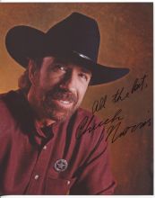 Автограф: Чак Норрис. Крутой Уокер, Техасский рейнджер / Walker, Texas Ranger