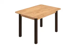 Стол ЛДСП (ш1000*г700*в750мм) Дуб вотан,опоры черные