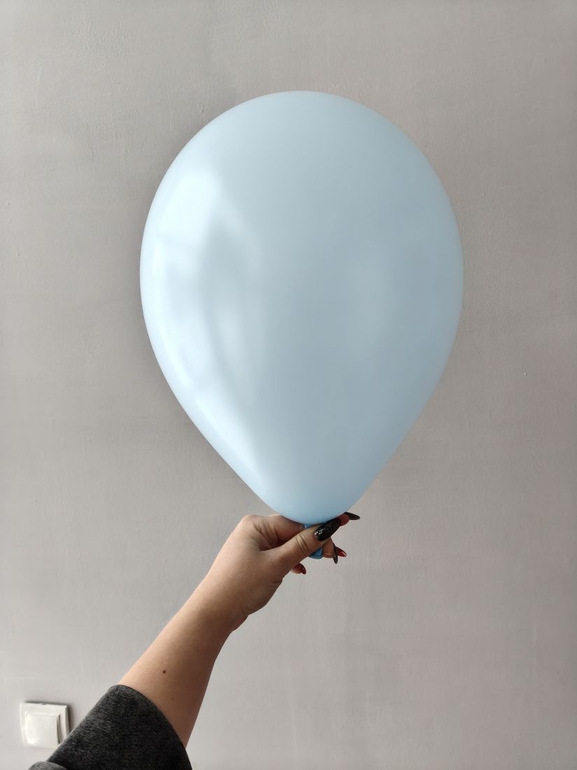 Макаронс голубой