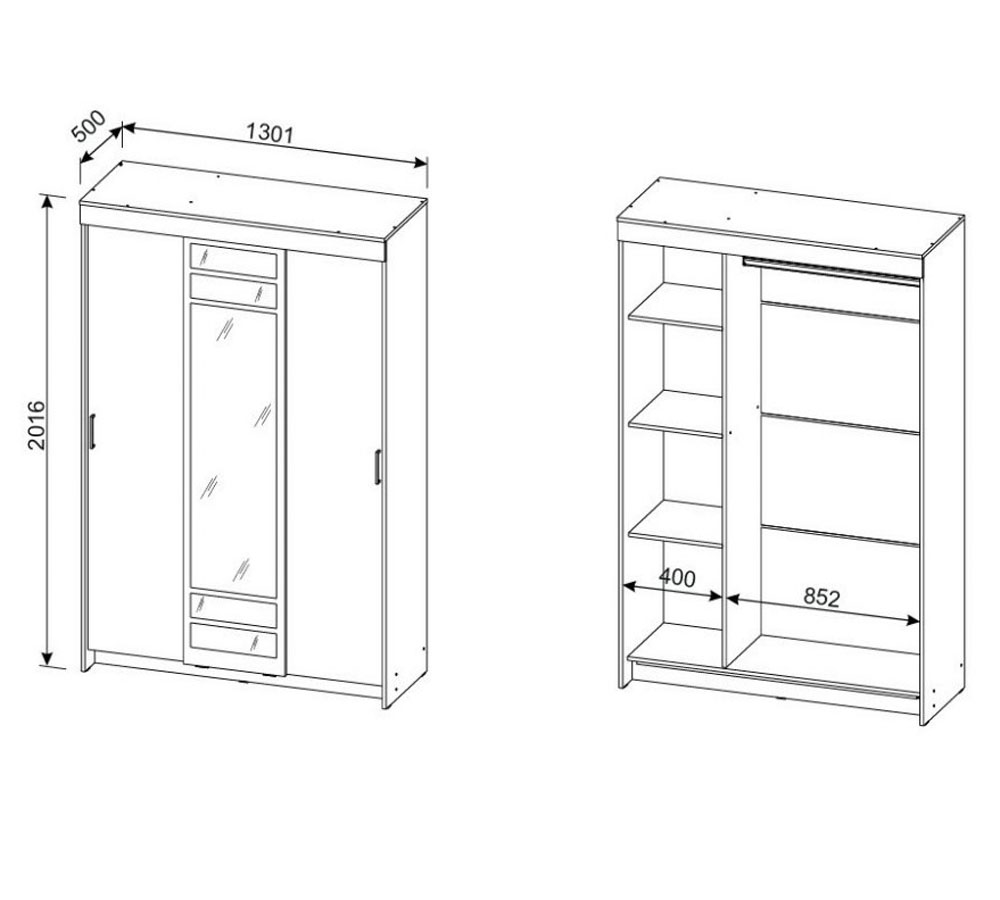 Шкаф-купе "ШКП 7"