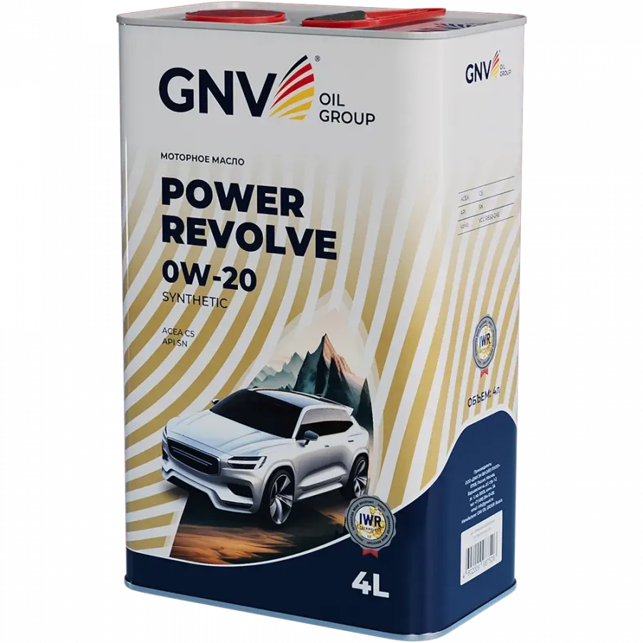 GNV Power Revolve 0W-20, 4л