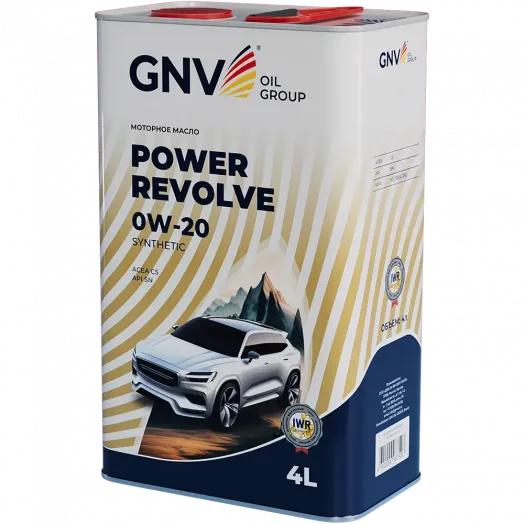 GNV Power Revolve 0W-20, 4л