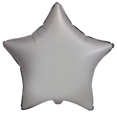 Звезда серебро матовое