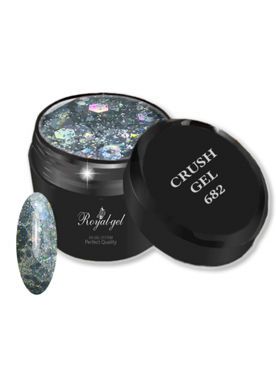 682 "CRUSH" гель с конфетти