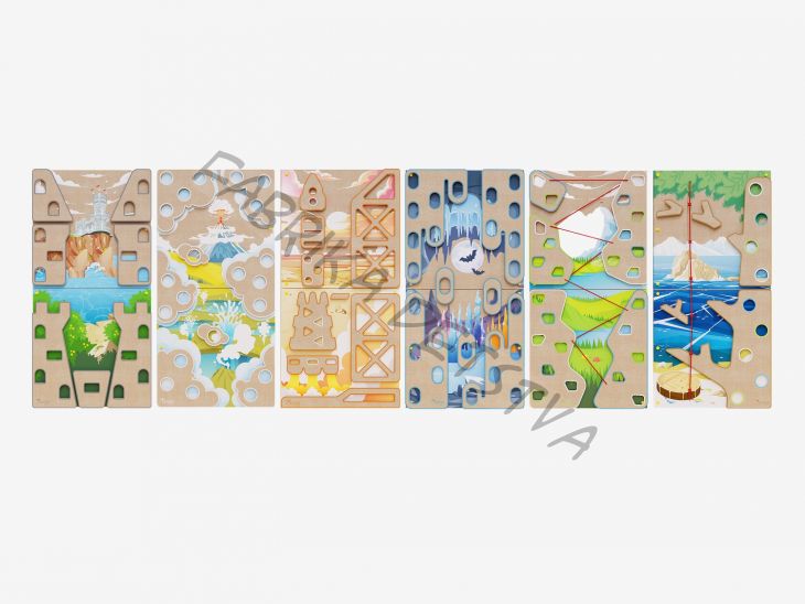 Комплект скалодромов АЛМА из серии «Моя Россия»