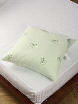 Подушка 70 х 70 см, лебяжий искусственный пух, Бамбук, тик, 100% хлопок, Silvano, ПБ-77ЛП