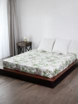 Простыня 2-спальная, 200 х 220 см, 100% хлопок, бязь, 120 г/м2, Майская ночь, 9878/1