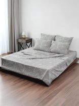 Простыня 2-спальная, 200 х 220 см, 100% хлопок, бязь, 120 г/м2, Майская ночь, 70806/1