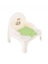Горшок-стульчик детский с крышкой, Полимербыт, Giraffix, 431385000