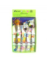 Набор детских столовых приборов нержавеющая сталь, 4 шт, Непоседа, Добросталь/Нытва, н338/2