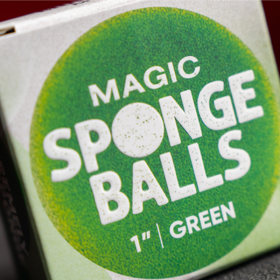Magic Sponge Balls ЗЕЛЕНЫЕ 1"  4 шт by Murphy's Magic
