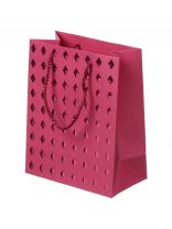 Пакет подарочный бумага, 23х10х18 см, в ассортименте, Ромб, Y4-6675