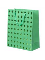 Пакет подарочный бумага, 32х12х26 см, в ассортименте, Ромб, Y4-6676